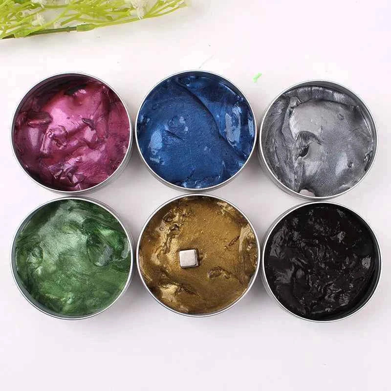1/2pcs Magic Magnetic Thinking Putty, Colorful & Bouncy, Picks Up Metal Objects, Fun Stress Relief & Creative Fidget Toy