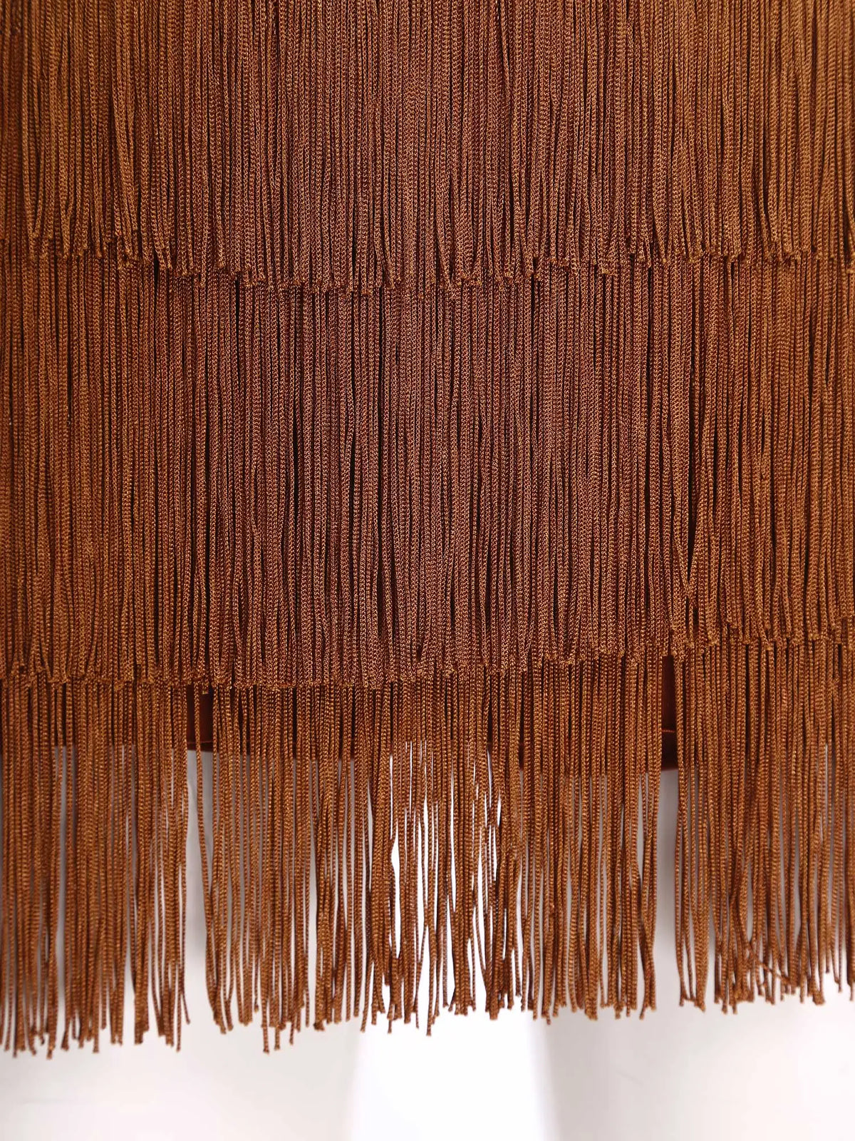 The Stardust Havana Fringe Skirt – High-Waist Tiered Tassel Performance Skirt