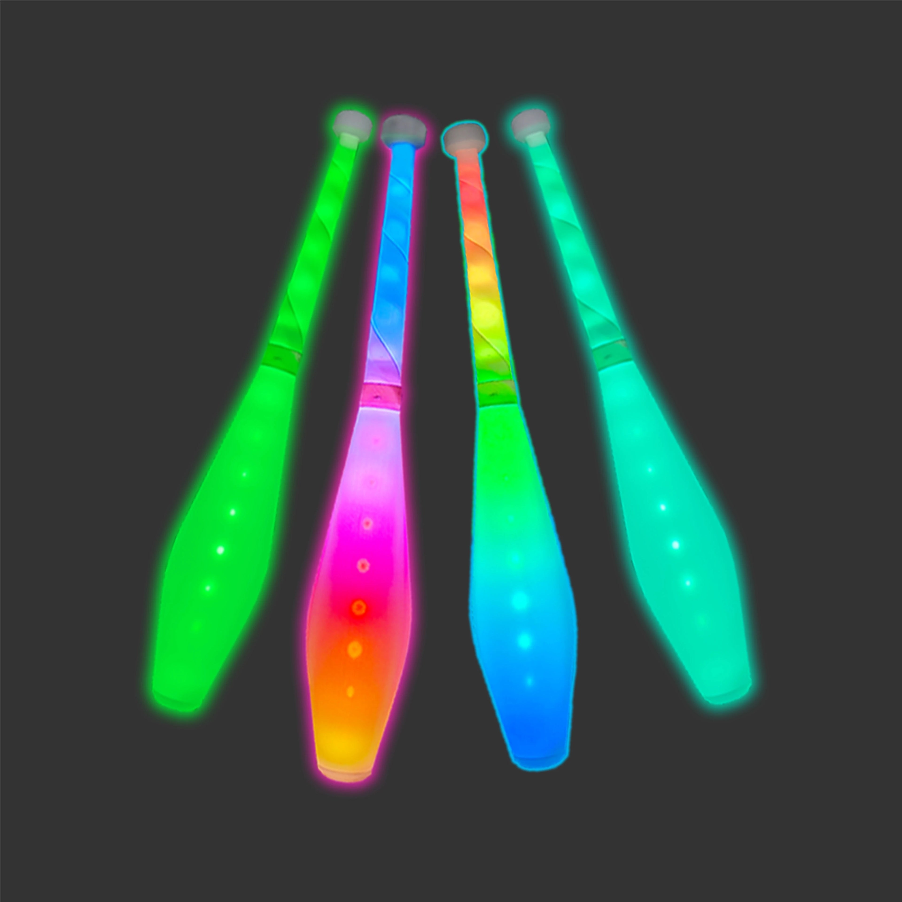 Euro Professional LED Classic Toys Juggling Clubs for Professional Performances set of 3