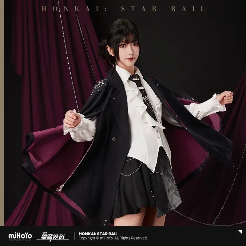 Kafka Game Honkai: Star Rail Jackets Official MiHoYo Theme Cosplay Costume Cloak Trench Unisex Hallowmas Fans Gifts - Big Tim's Magic Emporium