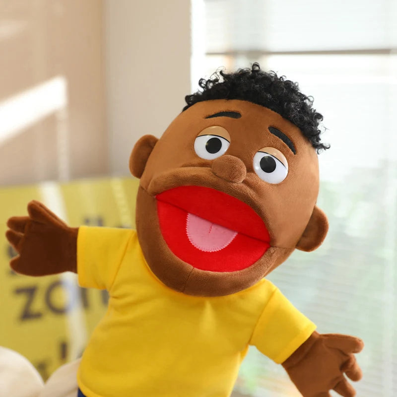 Family Hand Puppets – 38cm Plush Character Puppets for Storytelling & Role Play - Big Tim's Magic Emporium