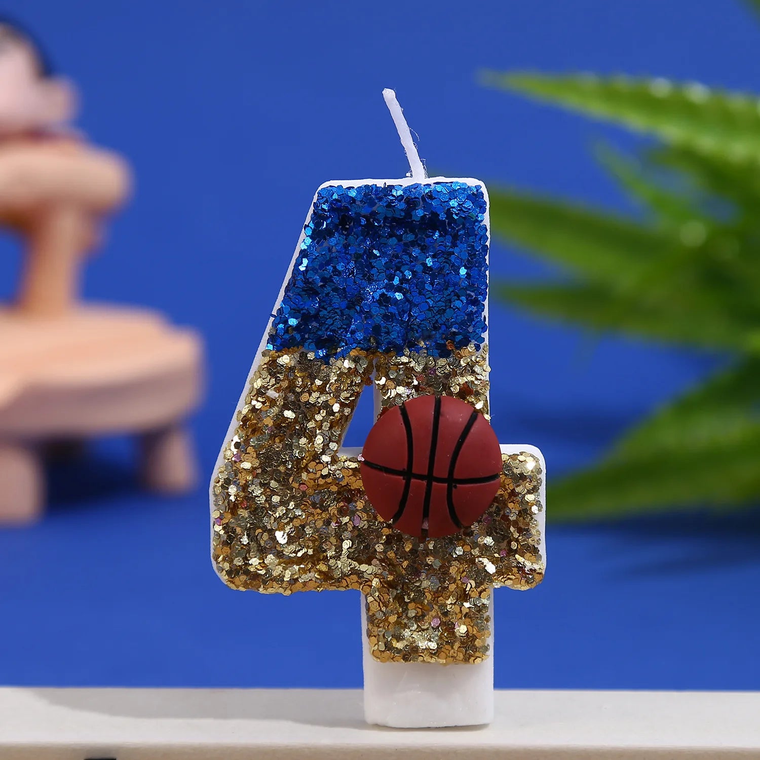 Basketball boy birthday candle holiday cake party creative digital candle