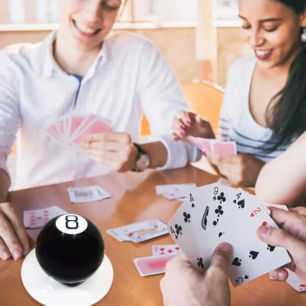 8 Props Ball 10CM Black Magic Ball Black 8 Magic Props New Strange Gift Toys For Children Adults Party Game magic tricks - Big Tim's Magic Emporium