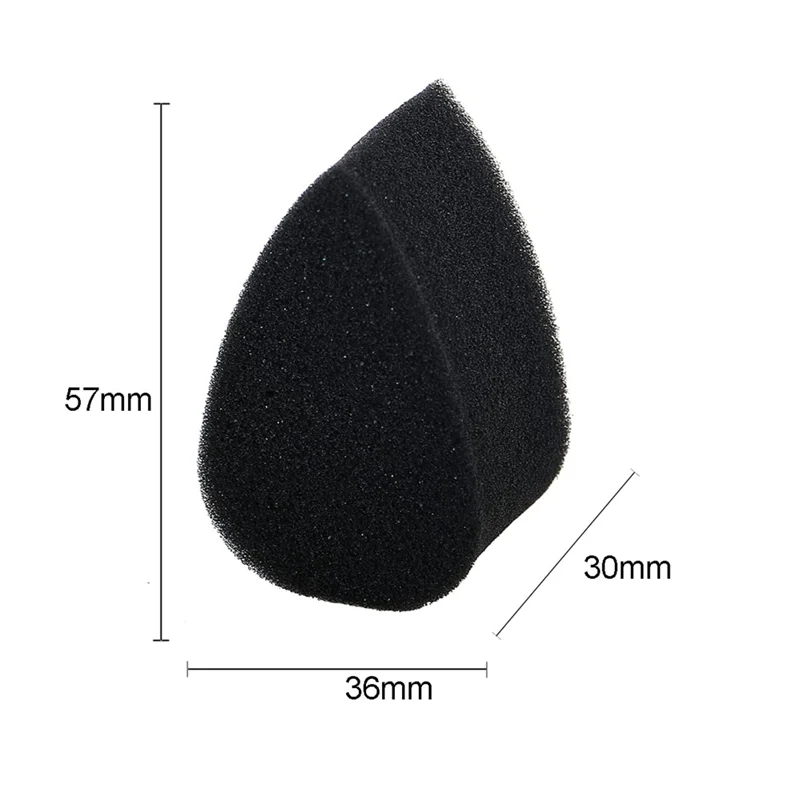 Face Paint Sponges Face Painting Black Sponges High Density for Art Work and Body Paint (10 Petals + 10 Half Moon)
