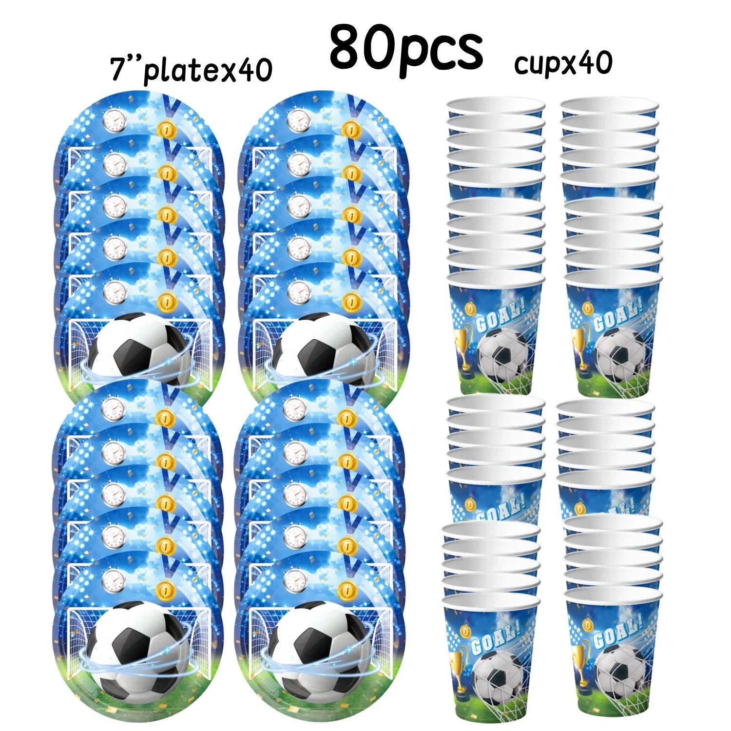 Football Party Stuff Soccer Party Tableware Tablecloth Napkin Cup Plate Soccer Party Backdrop Baby Shower Football Party Favors - Big Tim's Magic Emporium