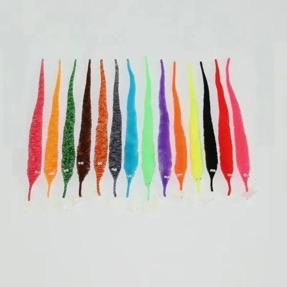 Funny Worm Magic Props Toys for Children Kids Beginners Wiggly Twisty   Invisible String Party Games Trick - Big Tim's Magic Emporium