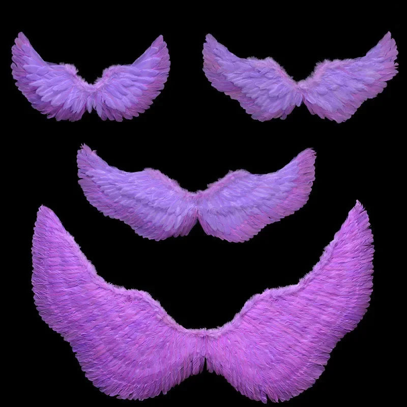 Party Glow LED Angel Feather Wing with Luminous Light Up Effect for Costume Birthday, Wedding and Christmas - Big Tim's Magic Emporium