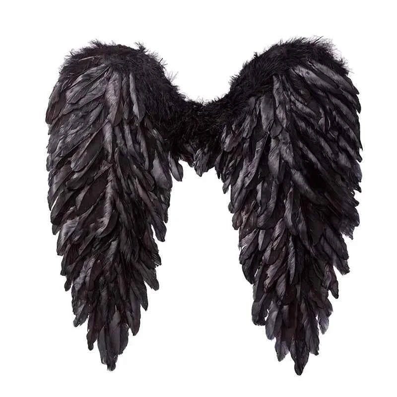 Stage performance decoration props angel feather wings Halloween festive atmosphere party costume cosplay props adults children