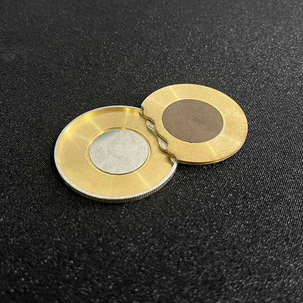 Multipurpose Flipper Coin (Morgan Dollar) By Oliver Magic Tricks Magnetic or Gravity Coin Close Up Illusions Gimmicks Props