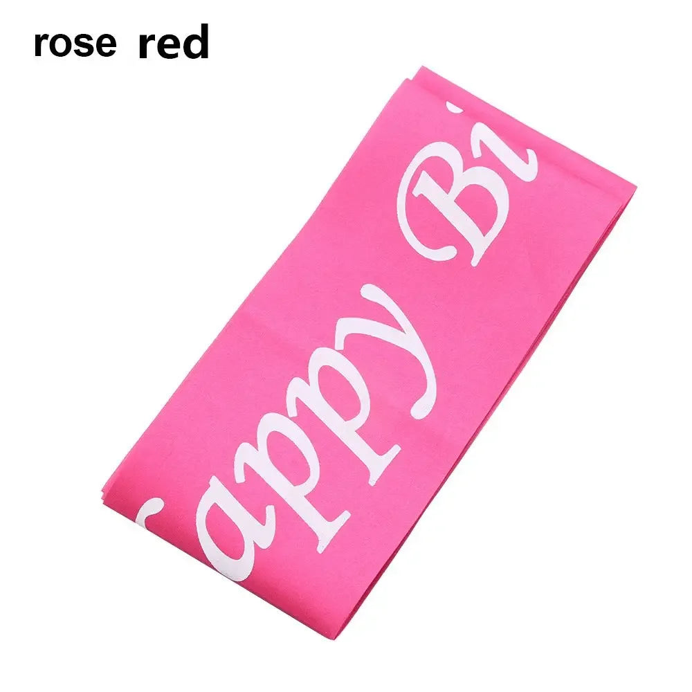 2025 Bachelor Gifts Party Decoration Happy Birthday Sash Party Favors Etiquette belt