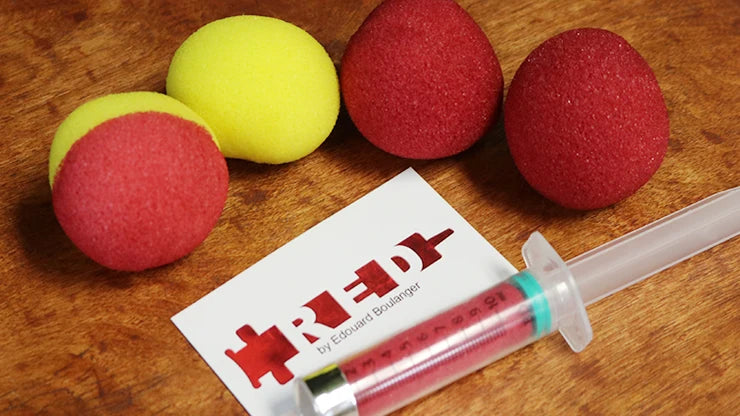 RED by Edouard Boulanger Magic Trick Gimmick & Online Instructions Close Up Mentalism Street Magic Fun Props - Big Tim's Magic Emporium