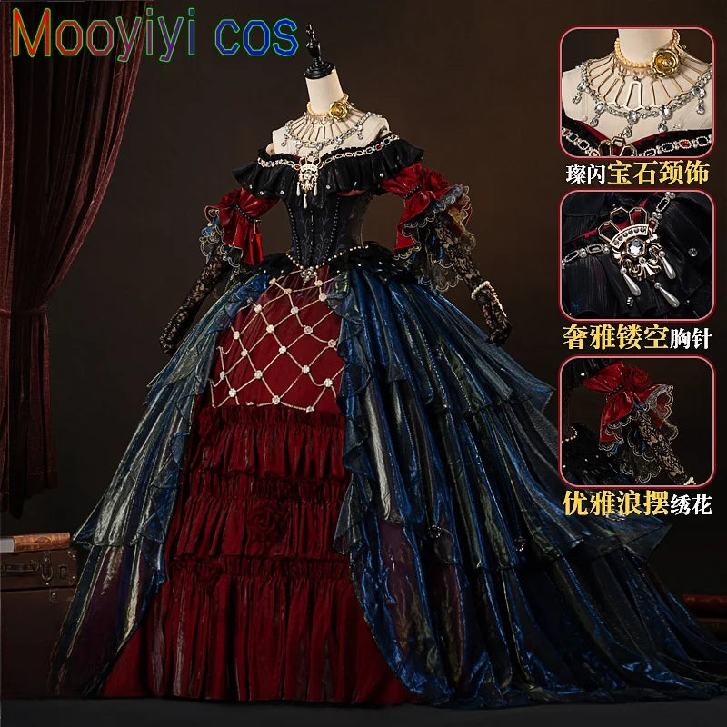 Mary‌ Cosplay Costume for Halloween Christmas Comic Exhibition Game Identity V Bloody Cute Woman S-XXL New Red Dress IN STOCK - Big Tim's Magic Emporium