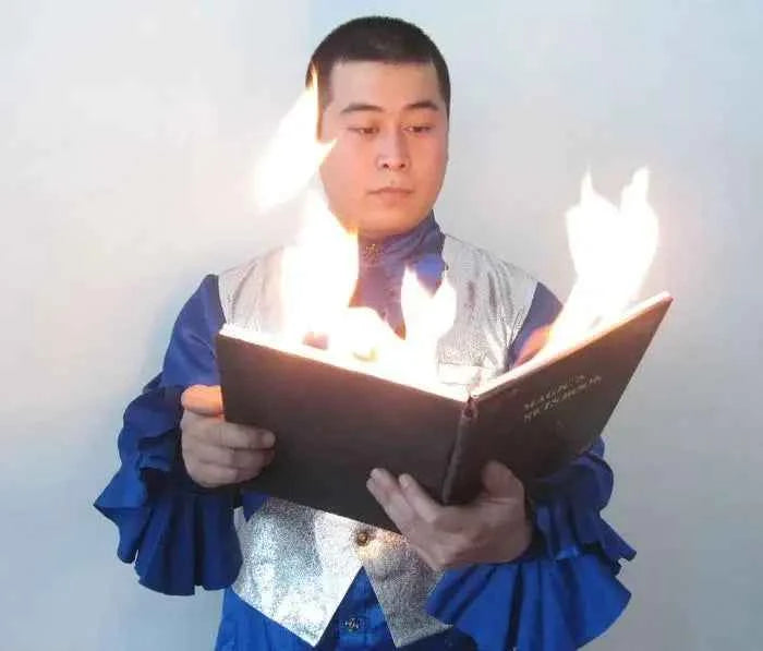 Dove From Fire Book Fire Magic Stage Magic Tricks Props Professional Magician Magia Illusion Party Magic Show