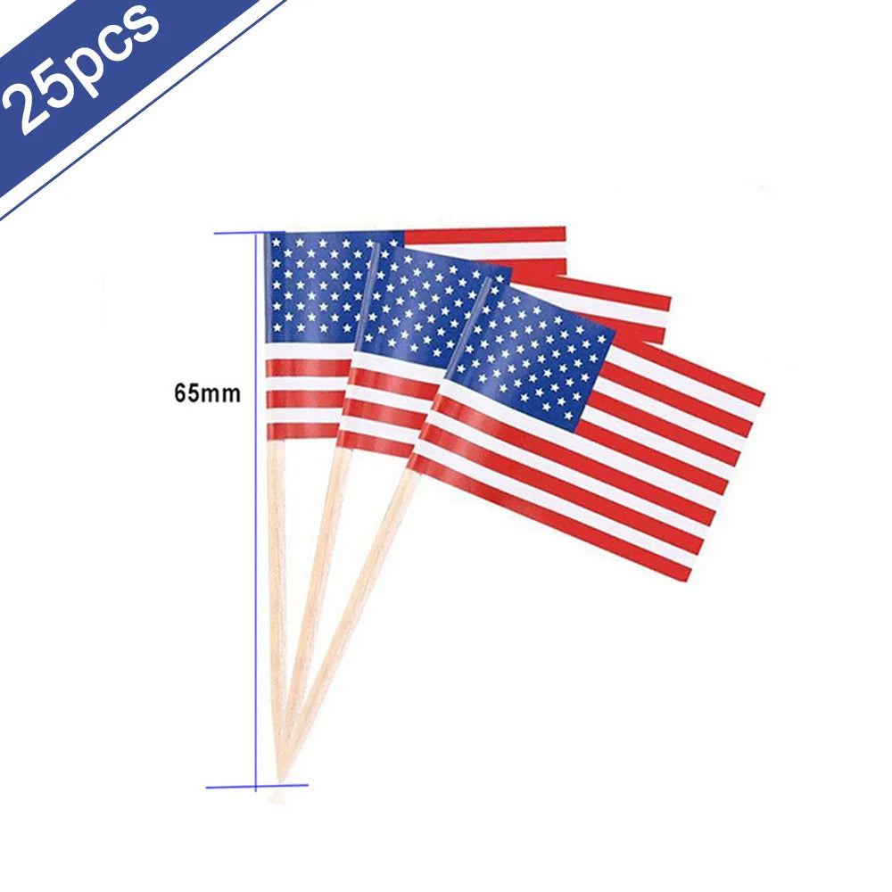 American Party Decorations Independence Day Supplies Banner Balloons Plates For USA 4th Of July Patriotic Theme Party Supplies