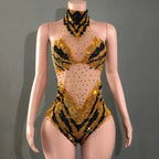 Sequin Showgirl Bodysuit Costume