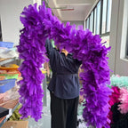 Fluffy Turkey Feather Performance Boa (2 Meters)