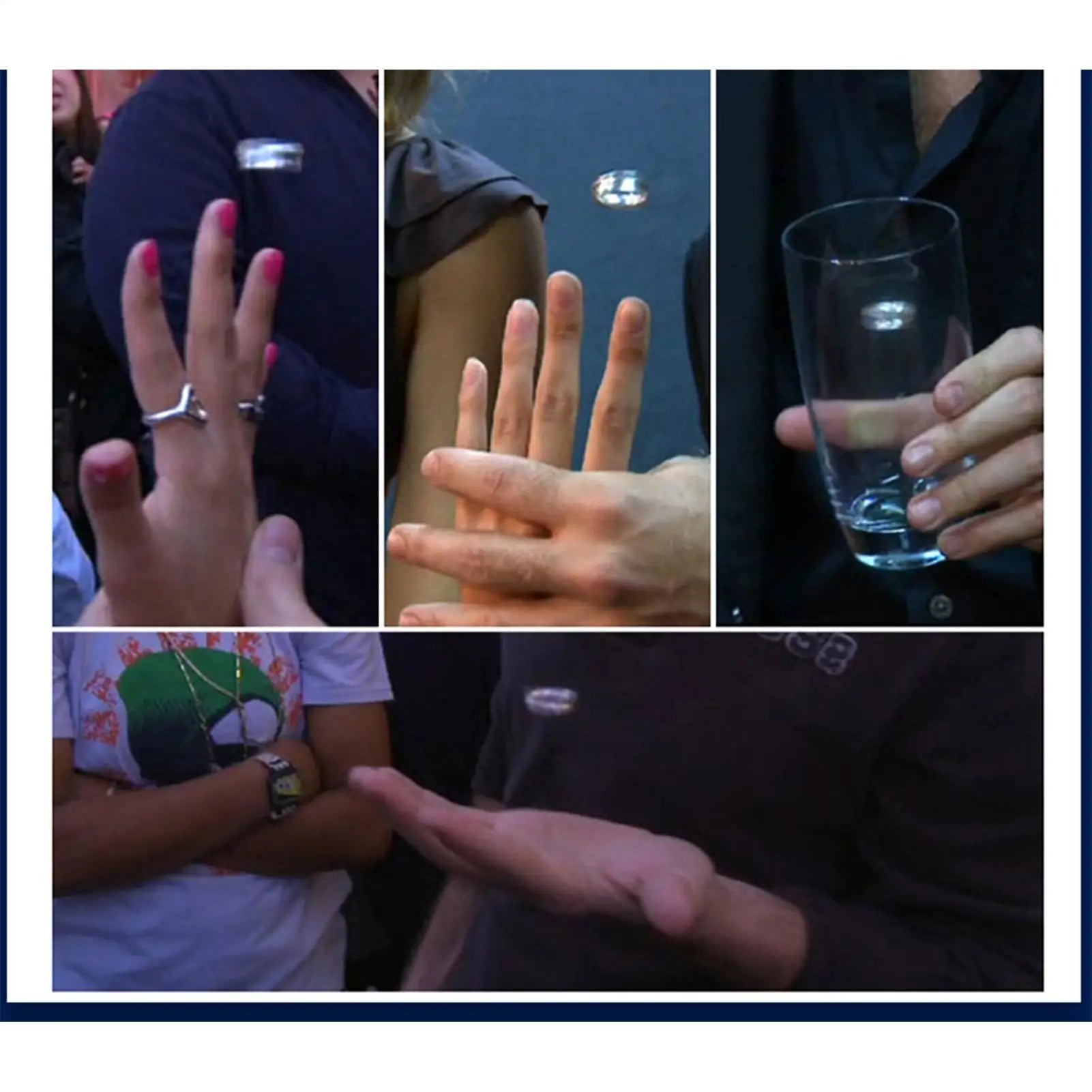 Magic Tricks Floating Ring Magic Trick Metal Cool Floating Toys for Travel Carnival Stage Kids Adults Street Performance Party - Big Tim's Magic Emporium