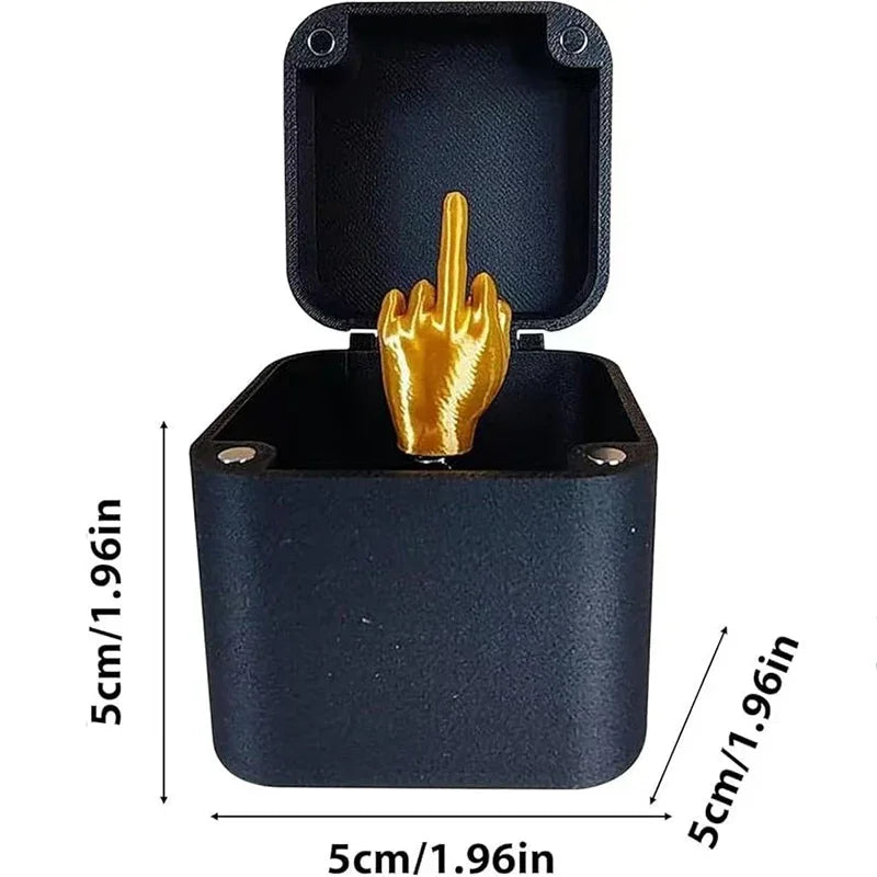 Home Decoration Interesting Prank Gift Middle Finger In Box Box Funny Creative Gifts Office Desk Decoration Gifts For Guests - Big Tim's Magic Emporium