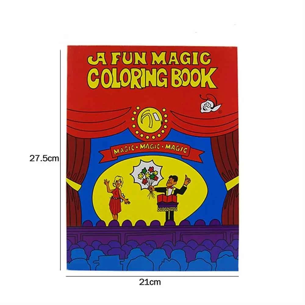 Children Teens Adults Magic Trick Book Magic Prop Magic Coloring Book Comedy Magic Classic Toys Magician Game