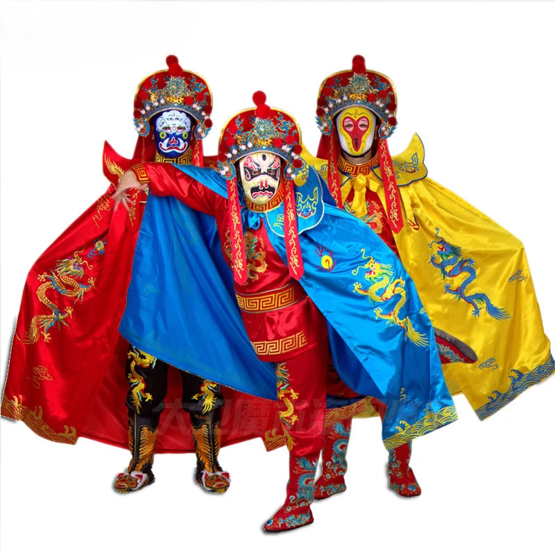 Authentic Sichuan Opera face-changing costumes face props clothes teaching Sichuan face-changing 13 masks