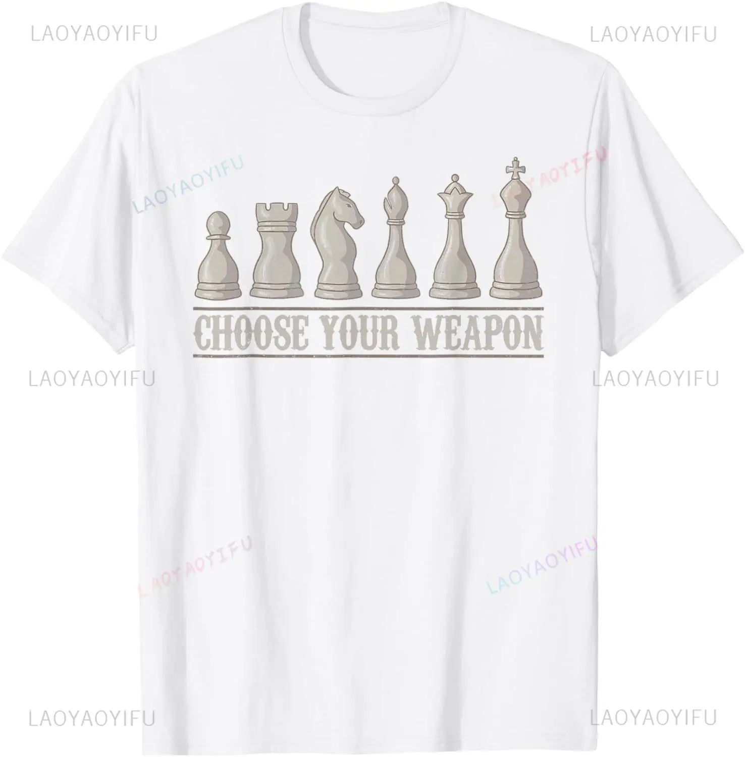 Funny Chess Gift For Chess Lover Kids Boys Girls Cool Player T-Shirt Summer short-sleeved crew-neck fashion shirt