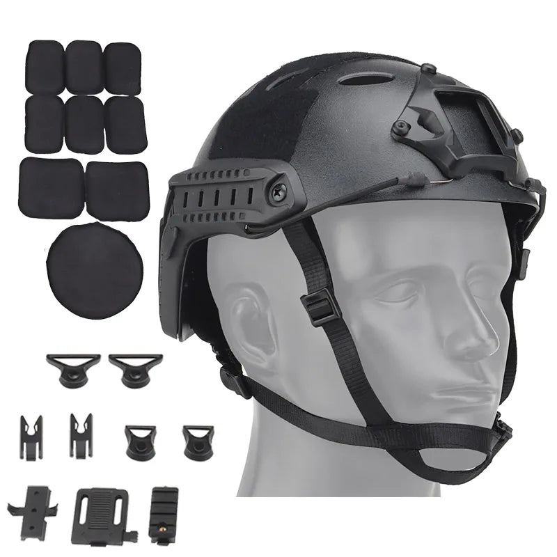 Safety R Helmet Halloween Role Playing Safety Helmet Paintball Game Helmet - Big Tim's Magic Emporium