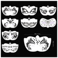 Face Paint Stencils Professional Body Art Paint Stencils Reusable For Adults Kids Easily Use Templates For Parties Makeup Tools
