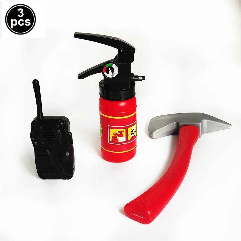 Fireman Birthday Party Supplies Firefighter Helmet Fire Hydrant Straws Cups with Lids Extinguisher Squirt Toys Fire Favors