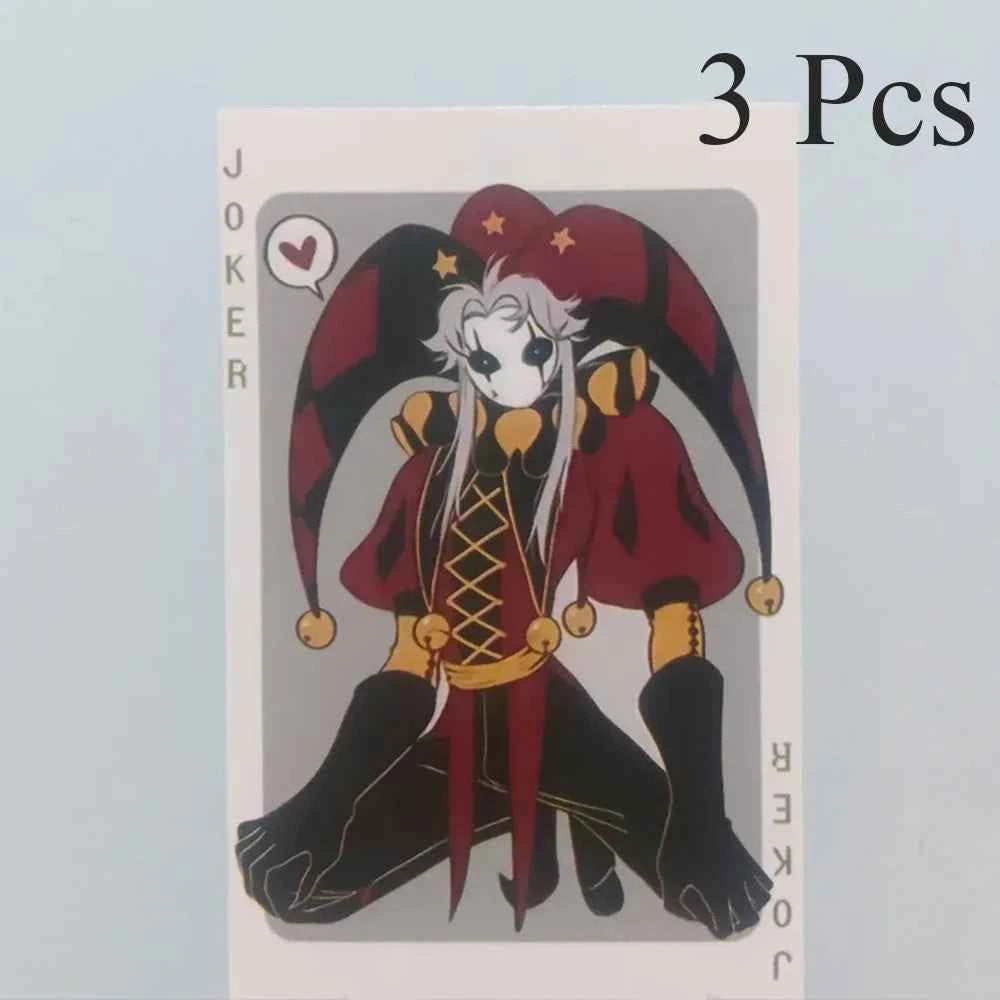 Game The Freak Circus Pierrot Cosplay Cards Paper Joker Poker Card Playing Card Friends Party Collection Prop