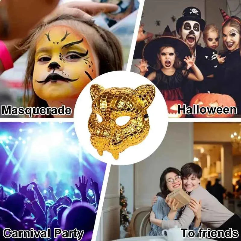 Animal Mask Tiger Lion Costume Stage Performance Props COSPLAY Halloween Costume Accessories Add Mystery