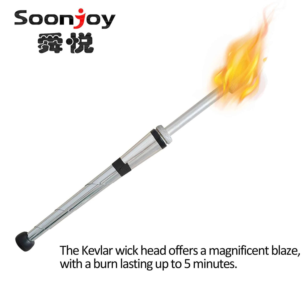 Classic Fire Juggling Torches for Play and Fun set of 3 - Big Tim's Magic Emporium