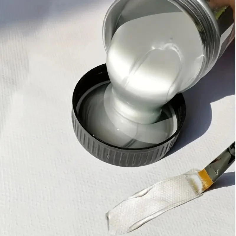 Waterproof 100ml/3.4oz Golden/Silver Paint Metallic Acrylic Paint | For Coloring DIY Hand Clothes Painted Graffiti Pigments