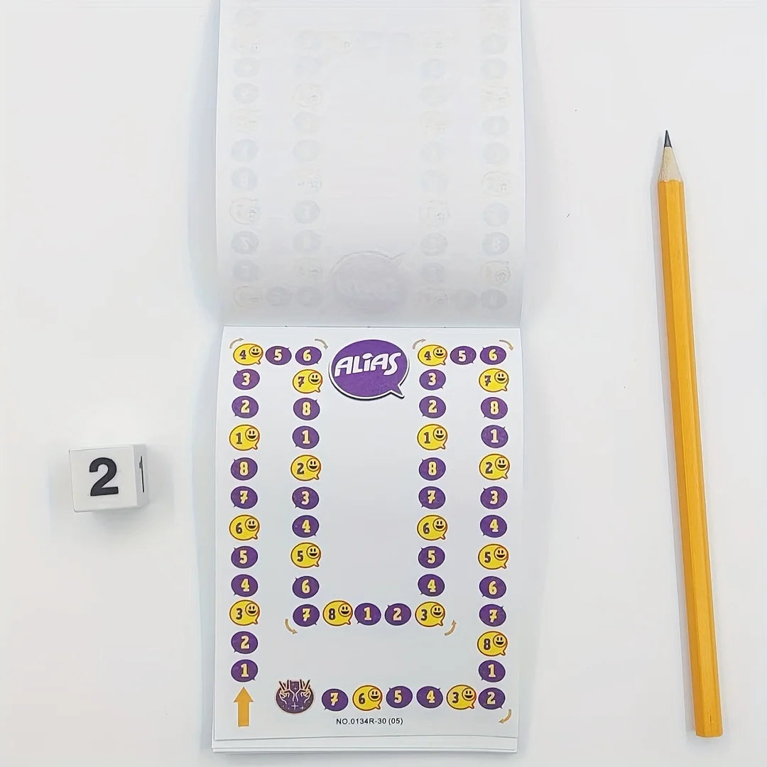 Alias Party (Alias Evening Party/Say It Differently) Board Game, Tabletop Game, Card Game, Suitable for Family Gatherings, Ideal as a Gift (Slight Color Variation/Random Hourglass Color) - Big Tim's Magic Emporium