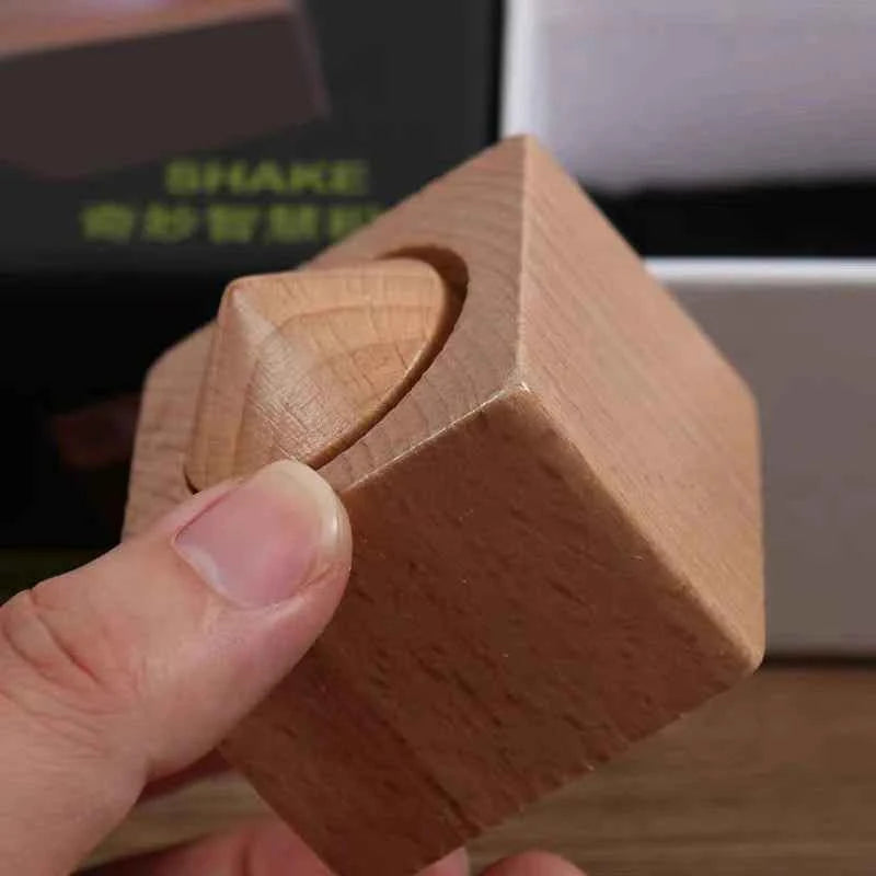 Impossible Wooden Blocks Take The Blocks Out Of The Cylinder Close Up Magic Tricks For Adults Teens Brain Teaser Mind Games