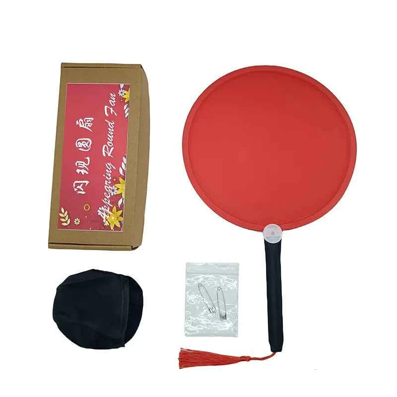 Appearing Round Fan – Instant Production Fan Magic Prop by Angel - Big Tim's Magic Emporium