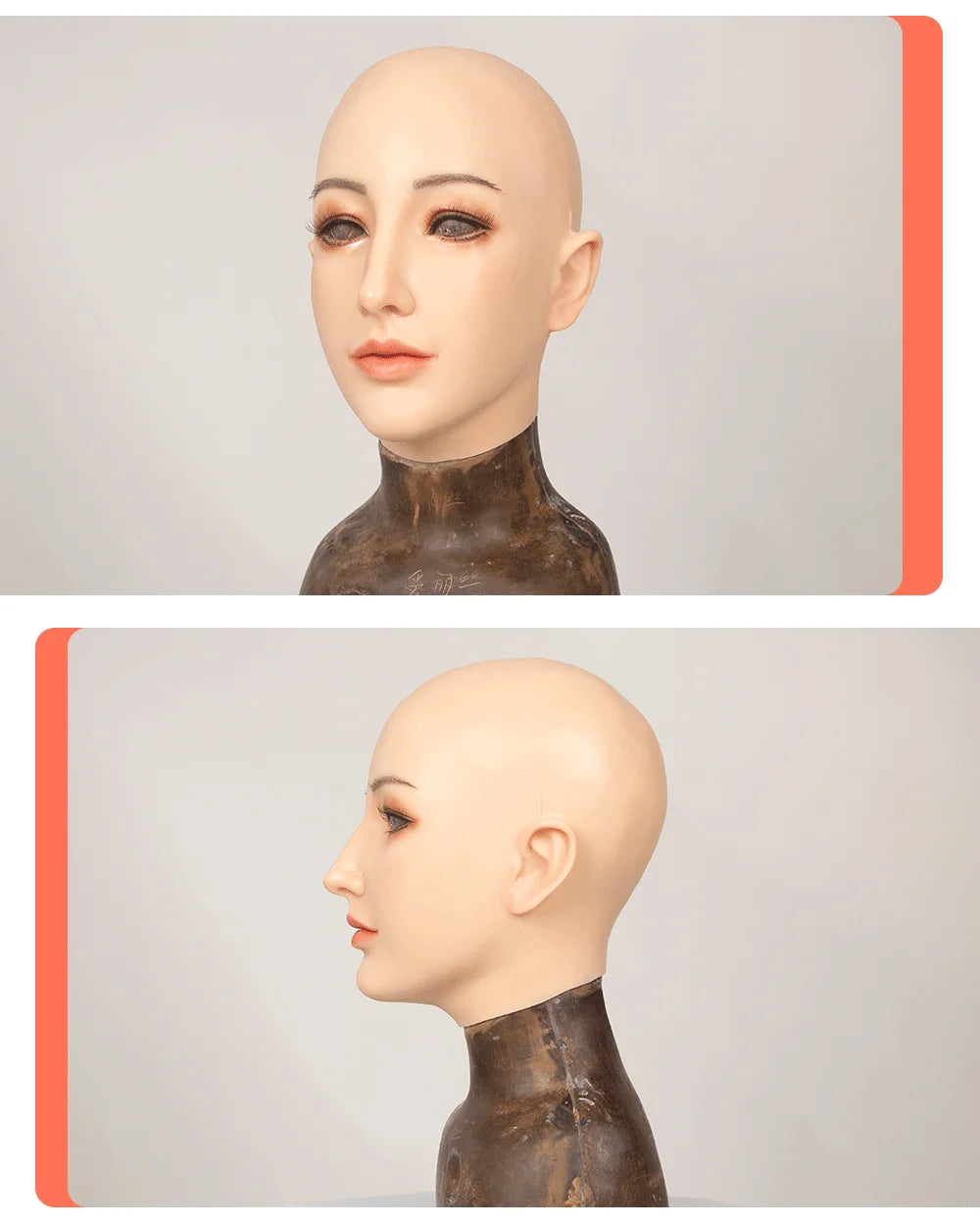 High-Quality Silicone Face Masks Crossdresser Fake Faces Drag Queen Stage Performance Cosplay Crossdressing Sissy Transgender - Big Tim's Magic Emporium