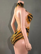 Sequin Showgirl Bodysuit Costume