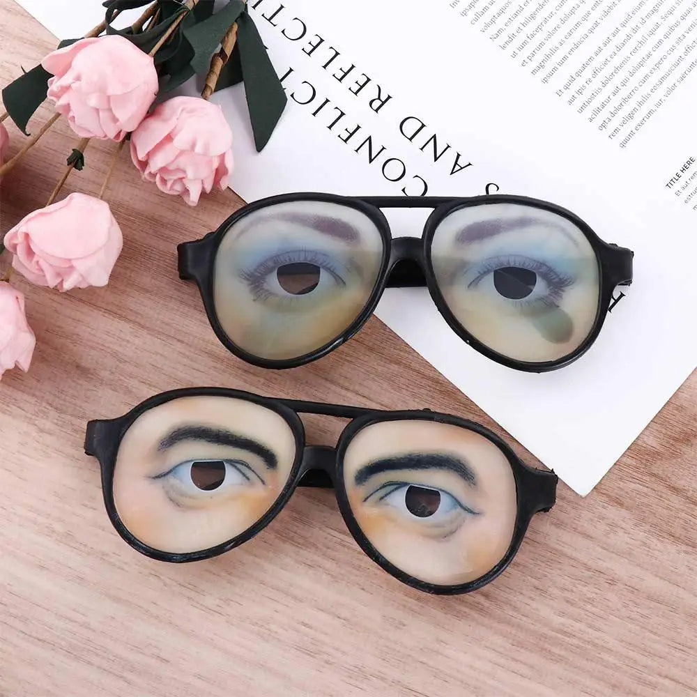 Novelty Halloween Joke Toy Prank Toy Mischief Decoration Eyes Frames Glasses Toy Funny Joke Glasses Fake Glasses Funny Glasses by Big Tim's Magic Emporium