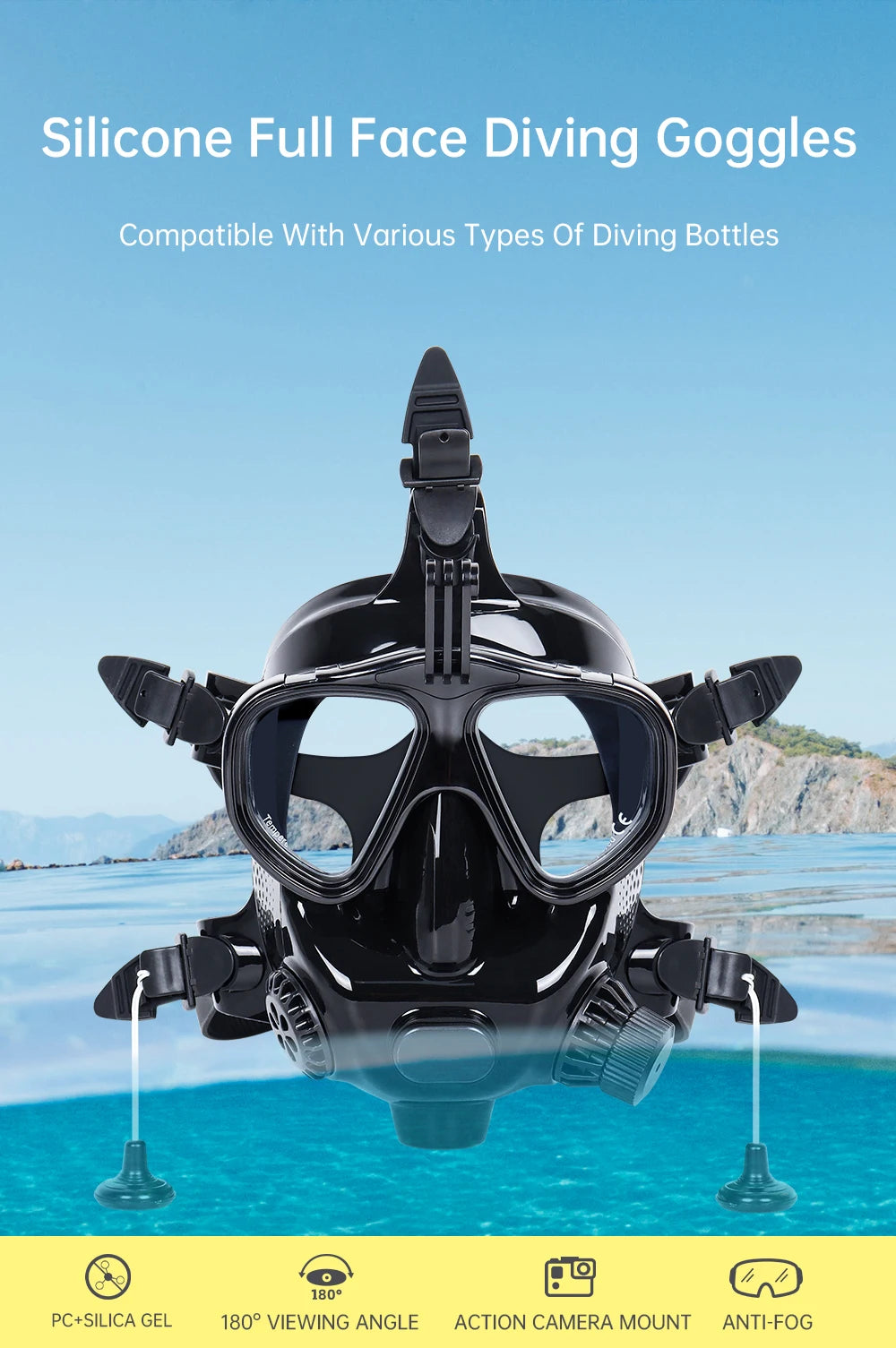 Full Face Diving Mask - Big Tim's Magic Emporium