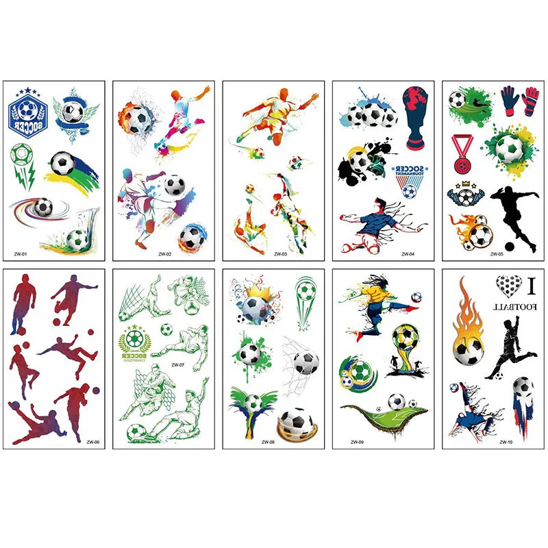Soccer Party Birthday Party Decorat Slap Bracelets Goodie Bags Keychains Sticker Football Party Supplies Kids Boy Birthday Party