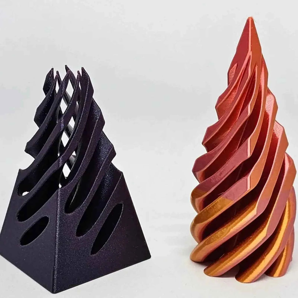 Impossible Pyramid Passthrough Sculpture - 3D Optical Illusion Art Decor