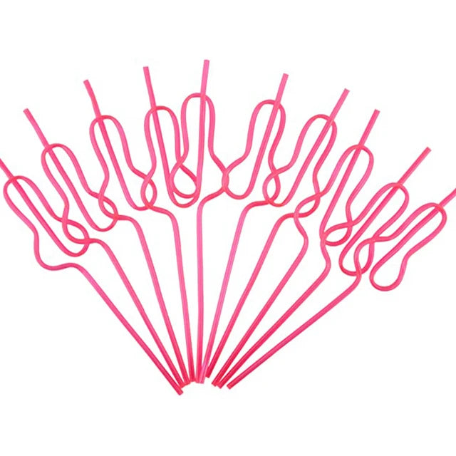 Hen Party Straws Bachelorette Party Favors Bride Straw for Bachelorette Party Decorations Hen Party Supplies - Big Tim's Magic Emporium