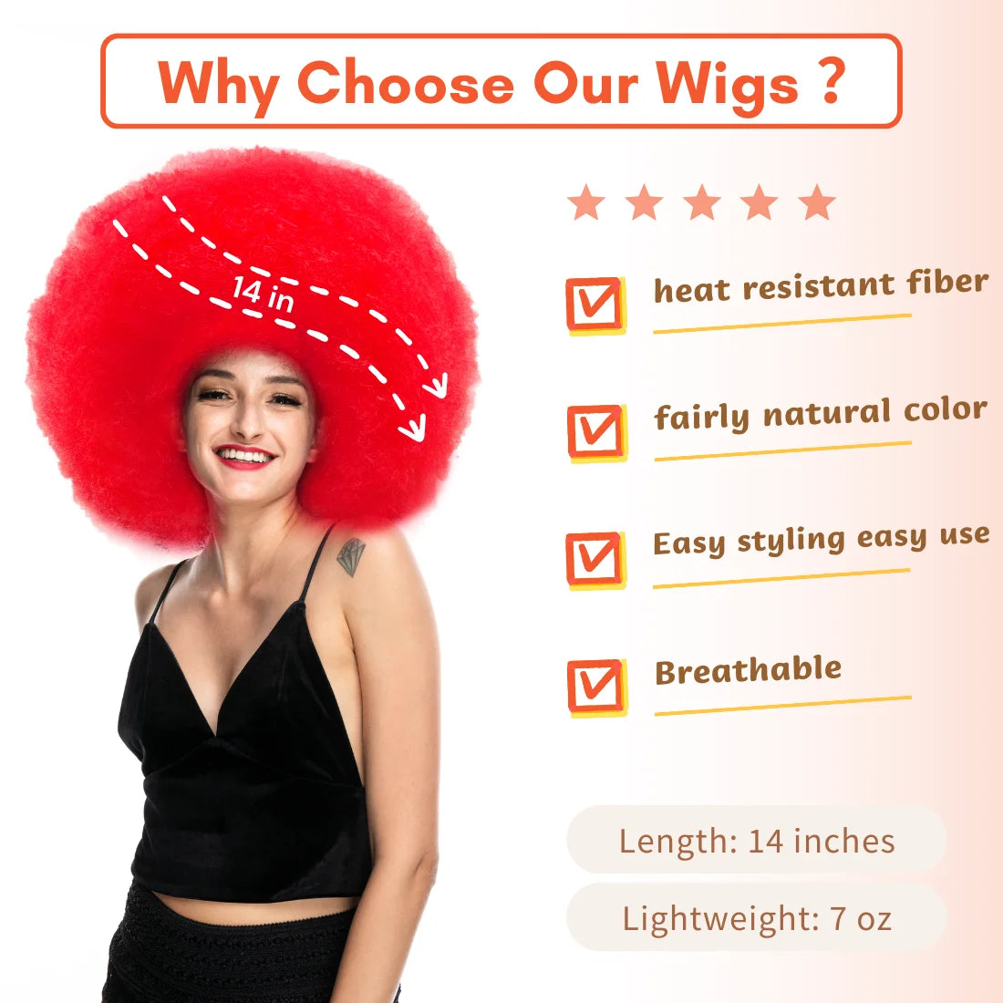 Afro Clown Cosplay Wigs for Women Black Cap Big Top Football Fans Wigs Halloween Adults Unisex Synthetic Hair Black Men Curly - Big Tim's Magic Emporium