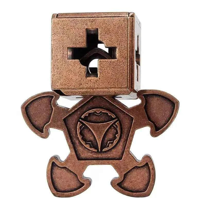 Magic Metal Brain Teaser Puzzles Educational Toys for Kids Children Teens IQ Logic Test Disentanglement Mind Challenge