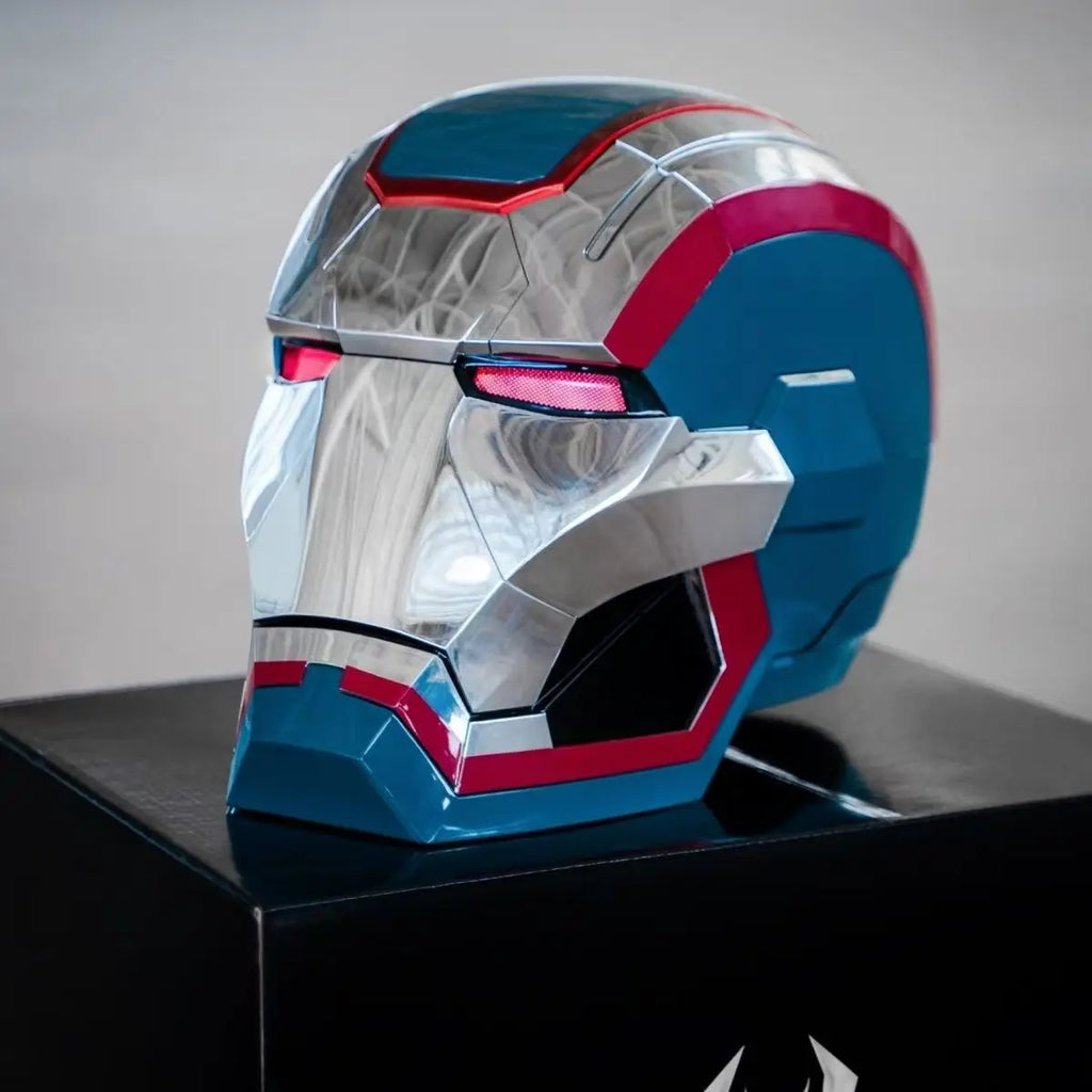 Iron Man War Machine 1:1 Cos Mask Wearable Helmet Remote Voice Control Automatic Helmet Mask Halloween Cosplay Props Adult Gift - Big Tim's Magic Emporium