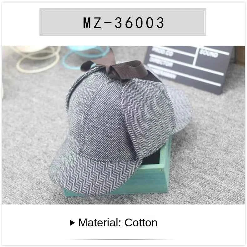 Holmes Pipe Props Halloween Stage Performance Props Detective Hat Deerstalker Detective Sherlock Magnifying Glass Equipment