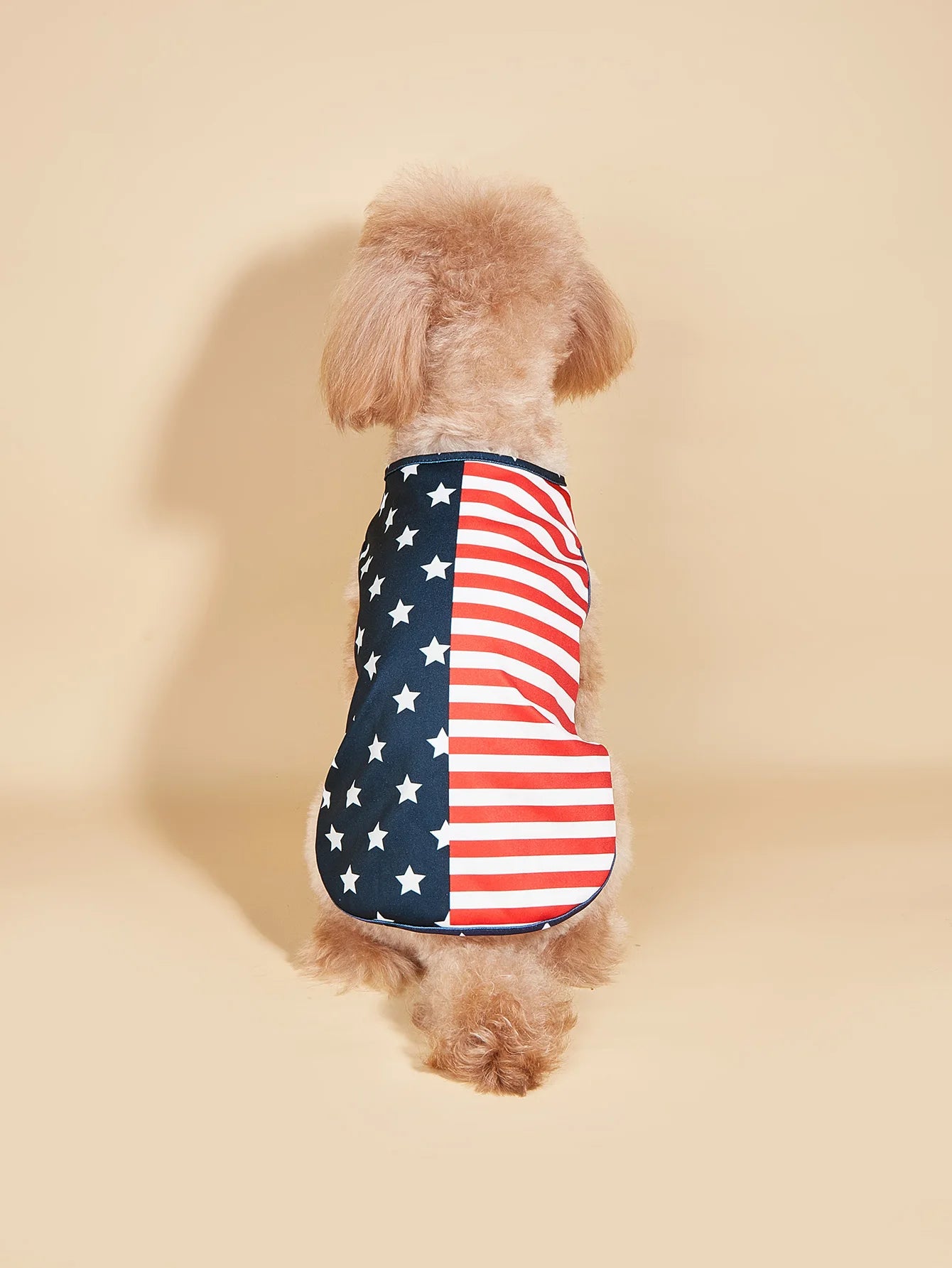4th of July Dog Dress, Cute Dog Girl Clothes Memorial Day Dog Outfits Patriotic Independence Day Dog Vest Doggie T-Shirt Pet Cat