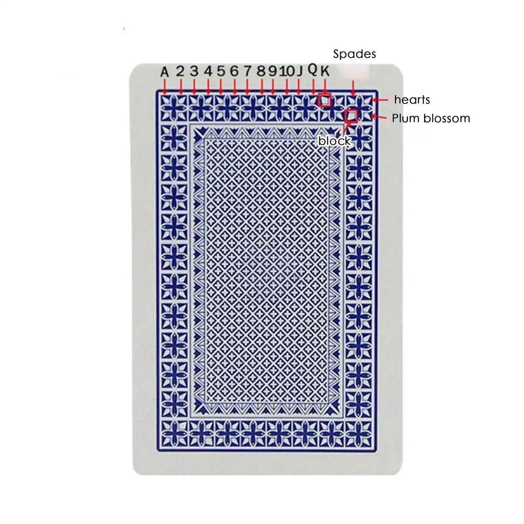 Deck Cards for Trick Beginners Deck Trick Poker Props Collectible Entertainment Poker Stage Performance Props with Instruction