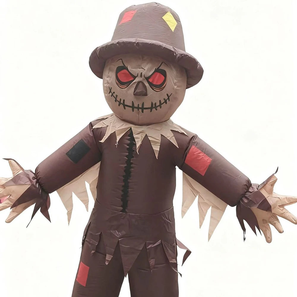 Scarecrow Inflatable Costume Carnival Halloween Costume Props Prop Clothing Birthday Party Prank Cosplay Cartoon Doll Costume - Big Tim's Magic Emporium