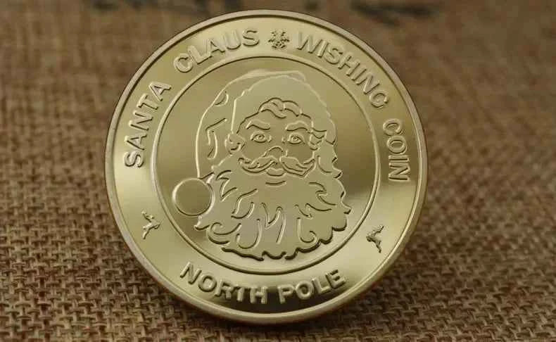 Souvenir Coin Merry Christmas Commemorative Coins Collection Metal Crafts